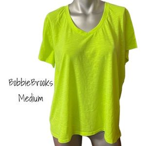 🌸3/$30🌸GUC BOBBIE BROOKS NEON YELLOW SHORT SLEEVE T-SHIRT. MEDIUM.